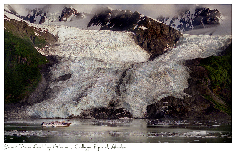 Click to purchase: Boat Dwarfed by Glacier